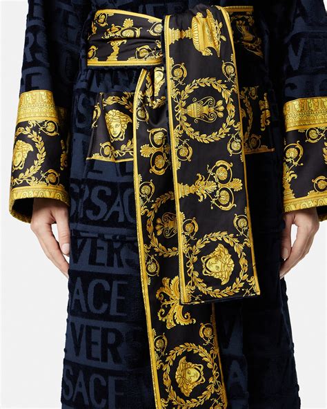 versace robe i love baroque|Versace i love baroque bathrobe.